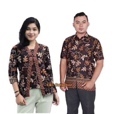 Atasan Batik Wanita Model Kutubaru / Blouse Batik / Hem Batik / Batik Couple / Batik Kantor S-M-L-XL