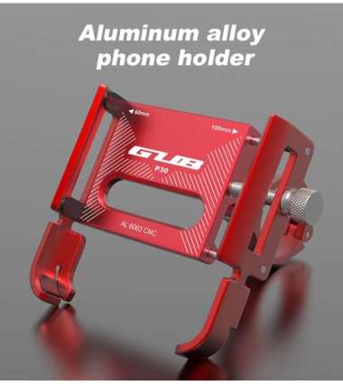 GUB P10 P30 Phone Holder HP Sepeda Motor Anti Getar Alumunium Alloy