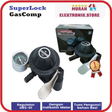 GASCOMP SUPERLOCK REGULATOR GRS01 / GRS-01 [ORIGINAL] HITAM