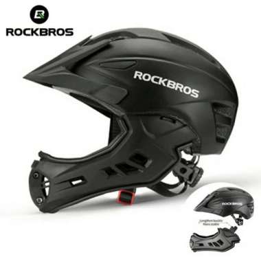 Helm anak rockbros full face for pushbike balance push bike sepeda mtb - Helm Helm