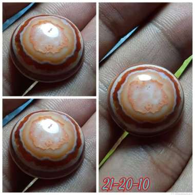 Akik Natural Batu Motif Gambar Pusaran Mata Dewa Puser Bumi Antik 14