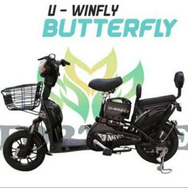 sepeda listrik u-winfly butterfly - Multicolor