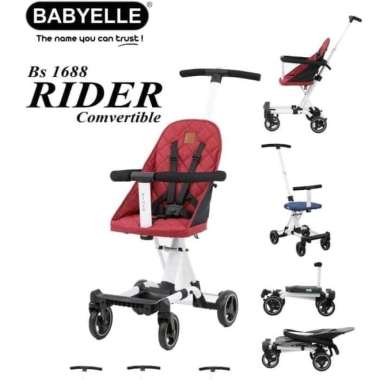 Babyelle Stroller RIder 1688 / Kereta Dorong Bayi Merah