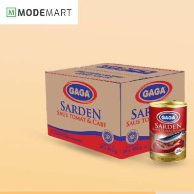 Gaga Sarden Saus Tomat & Cabe 155 gr - 60 Pcs 1 Dus