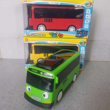 Mainan Bus Tayo - Mainan Bis Tayo Bisa Jalan Dan Lagu Multicolor