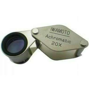 Loupe Hand Lens Iwamoto 20X Lup Geologi Multicolor