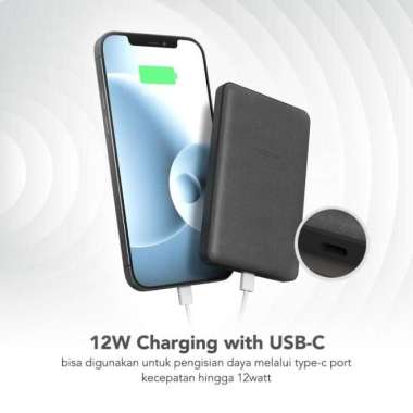 mophie Snap+ Juice Pack Mini Pengisi Daya Nirkabel Portabel