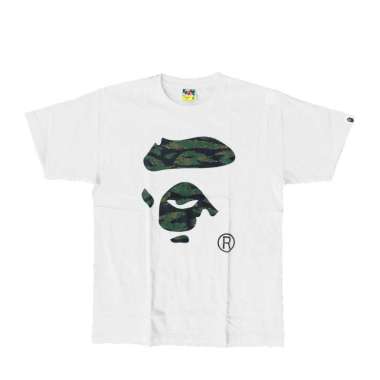A Bathing Ape Tiger Camo Ape Face Tee