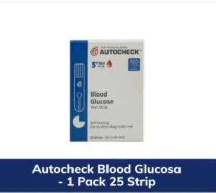 Autocheck Strip Gula Darah Isi (25) Strip / Alat Test Gula Darah