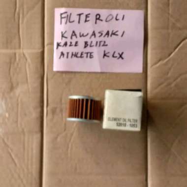 FILTER OLI KAWASAKI KAZE BLITZ ATHELETE KLX ORIGINAL MERK KAWASAKI