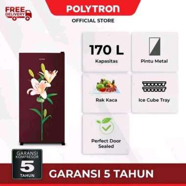 POLYTRON Kulkas 1 Pintu 170 L PRB179 / PRB 177 / PRB-179