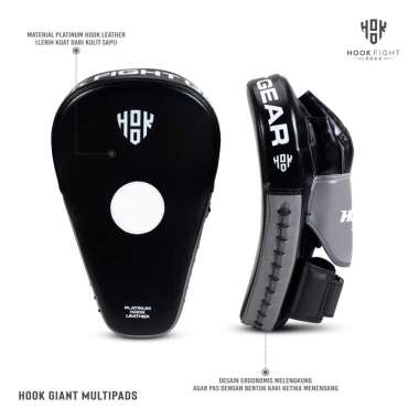 Muay Thai Focus Mitt Pad - Multipad Muay Thai Indofight Boxing Target Punching Pad Tinju F10