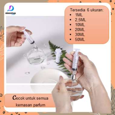 Suntikan Parfum Decant Pump Dispenser Pemindah Parfume Botol Kaca Refil 10 ml