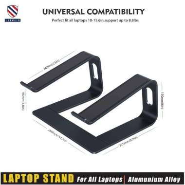 Lanwain Laptop Stand Adjustable Laptop Stand Aluminium Laptop Holder M