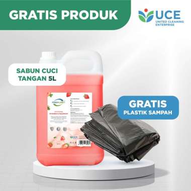 [FREE GIFT] Sabun Cuci Tangan Antiseptik 5L + FREE Plastik Sampah 1pack 50x75