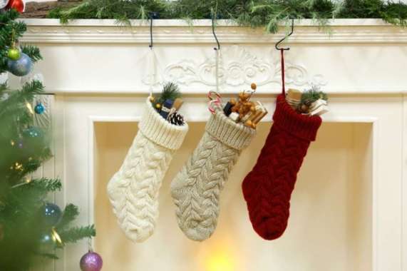 Kaos Kaki Natal Gantungan Hiasan Natal Christmas Decoration Mistletoe Premium