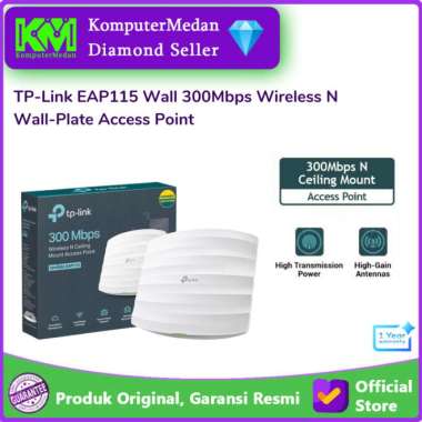 TP-LINK EAP115 300Mbps Wireless N Ceiling Mount Access Point