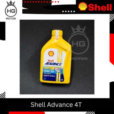 Oli Motor Shell Advance Scooter AX 5 AX5 10W-30 UKURAN 0.8 LITER