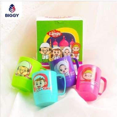 Gelas Mug Family Set 4 Pcs Gelas Mug Family Gelas Set Keluarga Isi 4