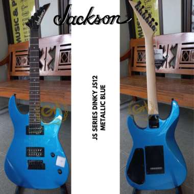 Jackson JS Series Dinky JS12 Electric Guitar, Amaranth FB metallic blue