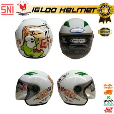 Helm Anak Kidzu Fantasy Motif Cut The Rope