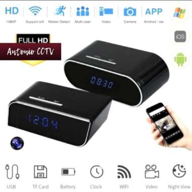 SPY CAMERA WIFI DESK CLOCK HD/KAMERA PENGINTAI JAM MEJA z10