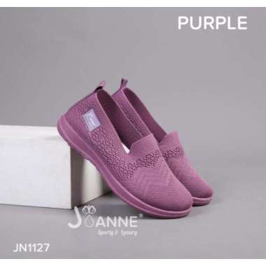 SPV Flyknit Flat shoes Sepatu Wanita Import JN1127 39 PURPLE