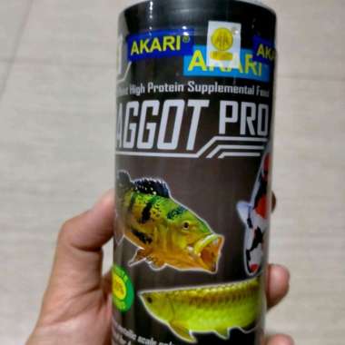 akari 40 gr maggot dan udang dengan berbagai varian maggot pro