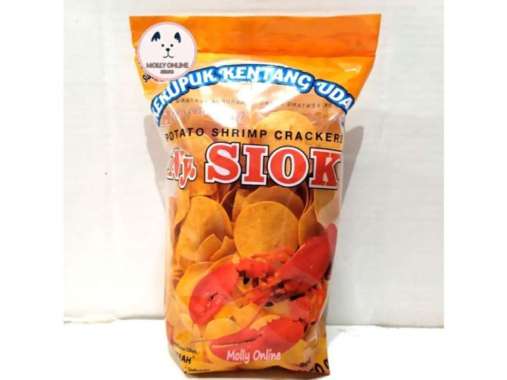 NY. SIOK KERUPUK KENTANG UDANG 450GR PAK