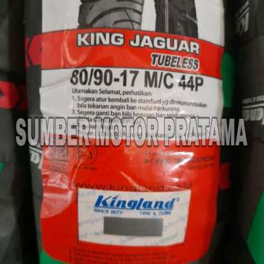 Ban tubeless kingland king jaguar 80/90-17 ban motor ring 17