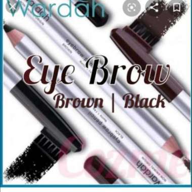 Pensil alis wardah / eye brow wardah Hitam