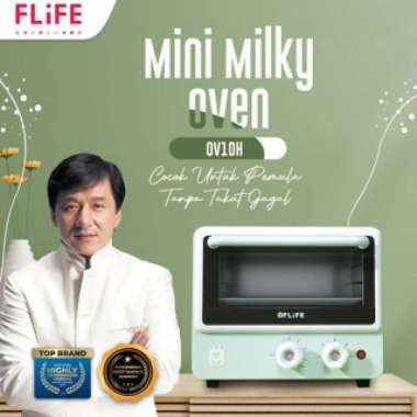 Oven Listrik FLIFE OV10H Mini Milky Oven 10 liter - Oven Listrik 10 liter Flife