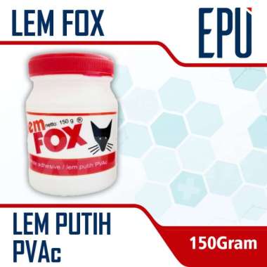 Lem Fox Putih 150 Lem Putih Fox Pvac 150 gr Fox Lem Pvac 150 gram Glue