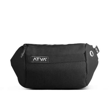 Tas Waistbag, Tas Pinggang, Atva Hustle Black