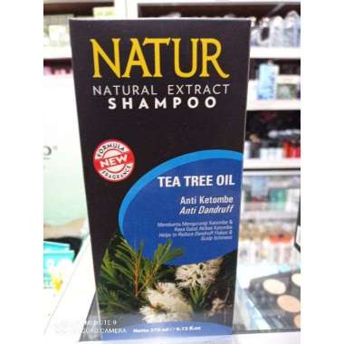 Sampo natur besar 270ml / natur natural extract shampoo Tea tree oil