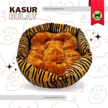 Kasur Kucing Bantal Warm Bed Lembut Motif Random