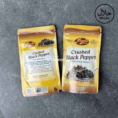 Black Pepper / Lada Hitam - Crushed Tumbuk Kasar - Bumbu Masak Bubuk Herbs - Jays Kitchen - Nishimur