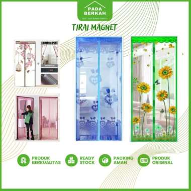 Tirai Magnet Anti Nyamuk Jendela Karakter Tirai Pintu MURAH