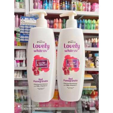 Emeron Lovely White UV Glow & Bright BESAR 500ml / Hand Body Lovely
