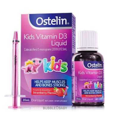Ostelin Kids vitamin D3 liquid 20ml Vitamin Anak D3 ORI