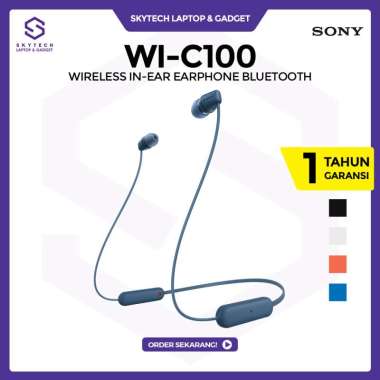 SONY WI C100 WIRELESS IN-EAR HEADPHONES BLUETOOTH HEADSET ORIGINAL Taupe