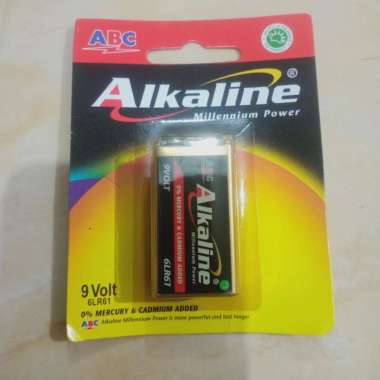 Baterai ABC alkaline 9 volt