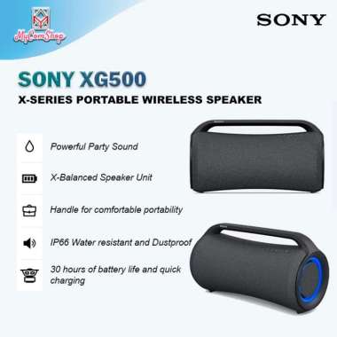 Sony SRS-XG500 Speaker Portabel Stereo Bluetooth IP66 Hitam