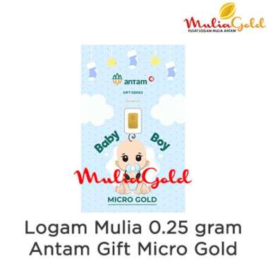 Logam Mulia 0.25 Gram Baby Boy Girl Emas Antam Indonesia Gift Series Micro Gold Baby Boy