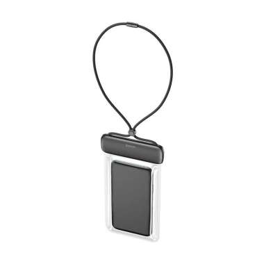 BASEUS KANTONG PELINDUNG HP WATERPROOF CASE SARUNG HP ANTI AIR SlipCover Hitam
