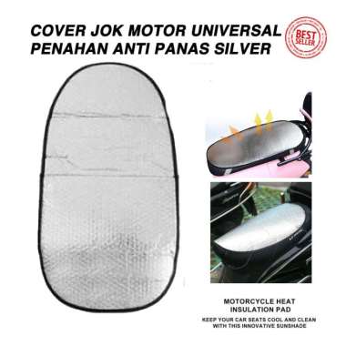 Sarung Cover Jok Motor Anti Panas Sun Shield Pelindung Panas Portable