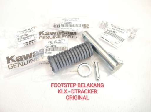 FOOTSTEP FOOT STEP PIJAKAN KAKI BELAKANG KLX 150 DTRACKER ORIGINAL
