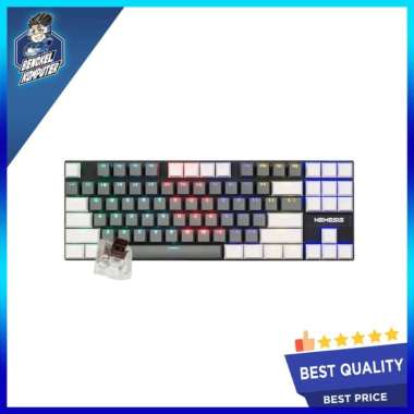 KEYBOARD MECHANICAL TKL NYK NEMESIS MKN-01 EZALOR GRAY WHITE BS