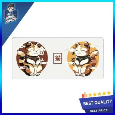 MOUSEPAD NOIR NEKO JAPAN LINE DESKMAT