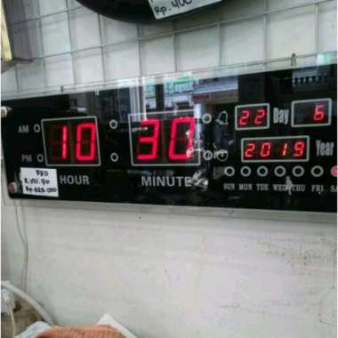 jam dinding esa digital led 580